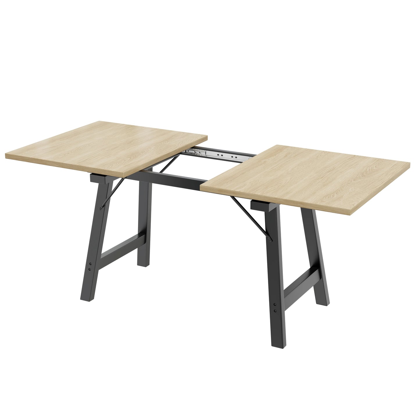 Teleskop-Esstisch aus Holz – ausziehbar von 140–180 cm, modern &